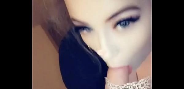  Amelia Skye tit fucks and sucks big cock on Snapchat
